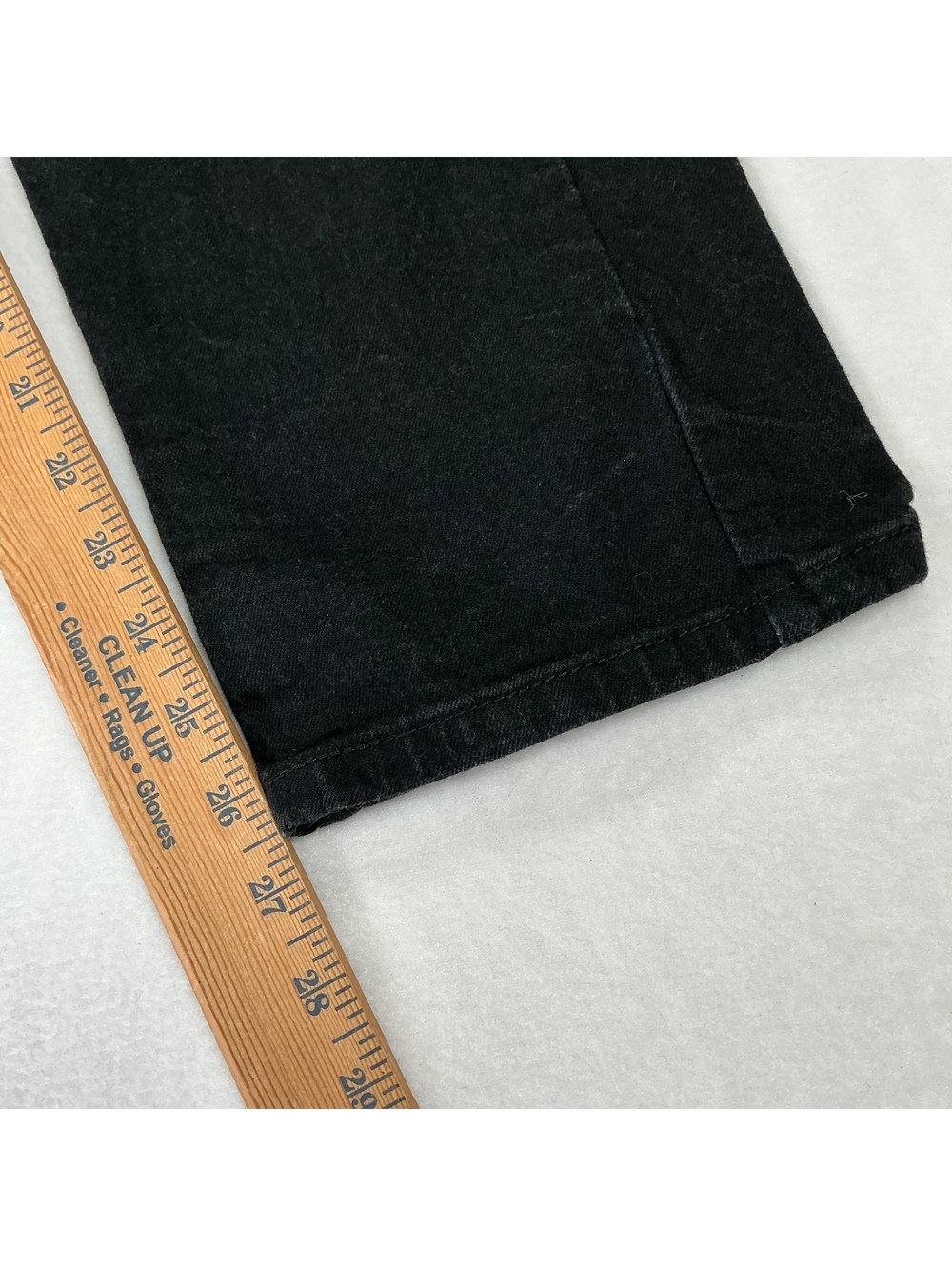 Levi’s 505 Regular Fit Jeans Men’s 30x30 Black Straight Leg Denim Pants - Picture 13 of 13